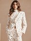 Blazer Iria Flower Blanco